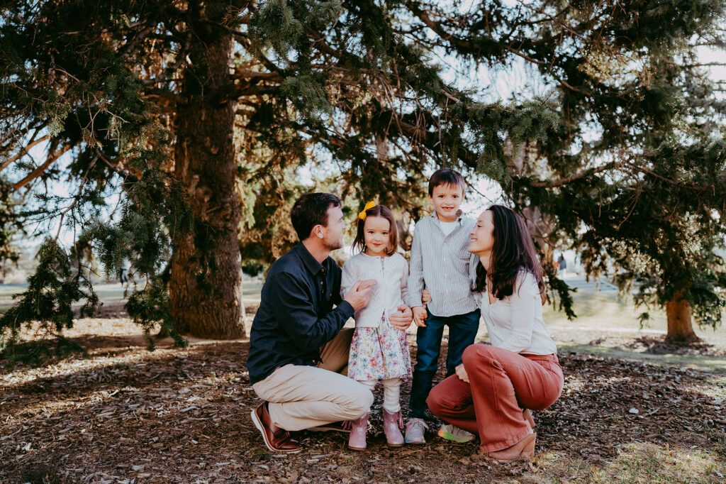Denver family photographer captures family playing together during Denver family photography session